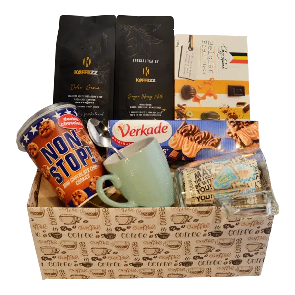 Verjaardagscadeau met koffie