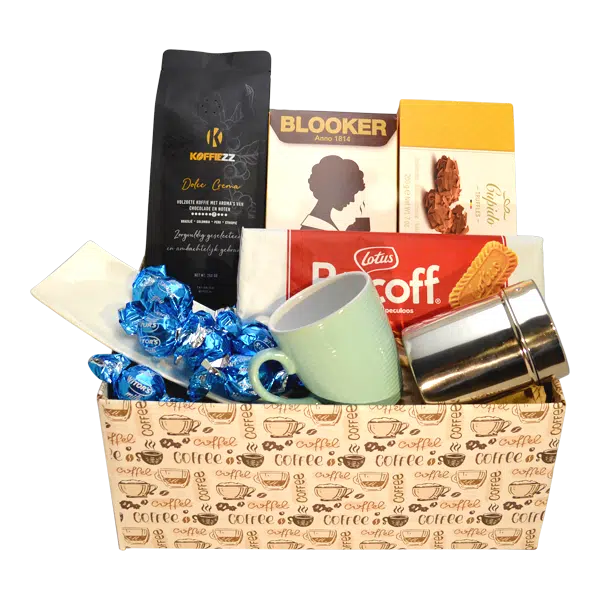 Verrassend cadeau pakket met koffie