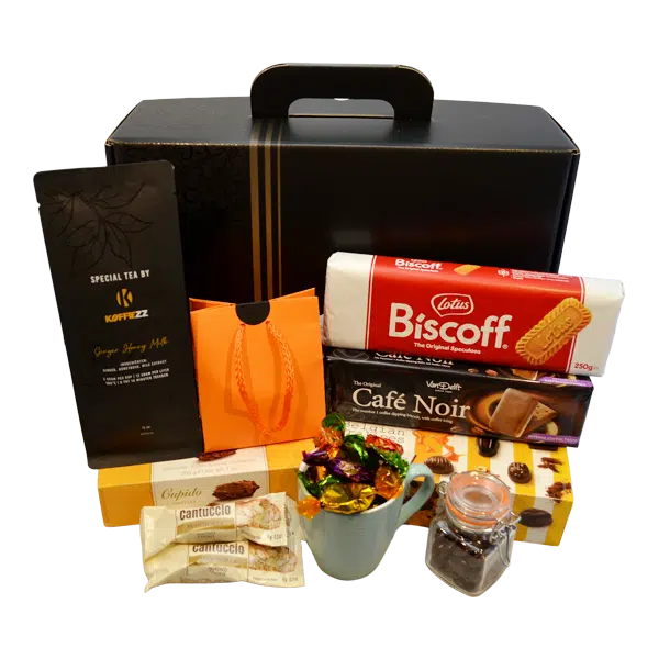 lekkers bij de koffie in een mooie verpakking
