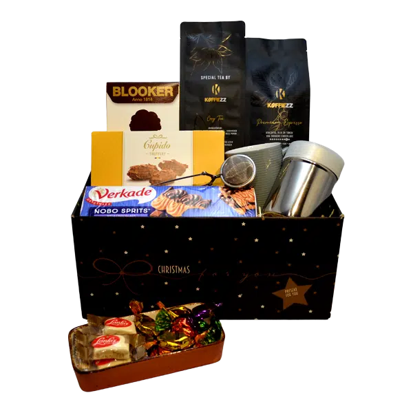 kerstpakket met koffie