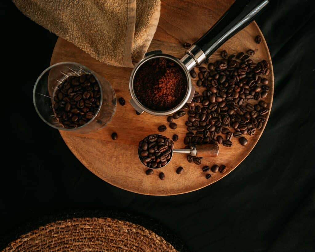 vers gebrande koffiebonen